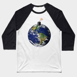 Sad Planet 04a. Baseball T-Shirt